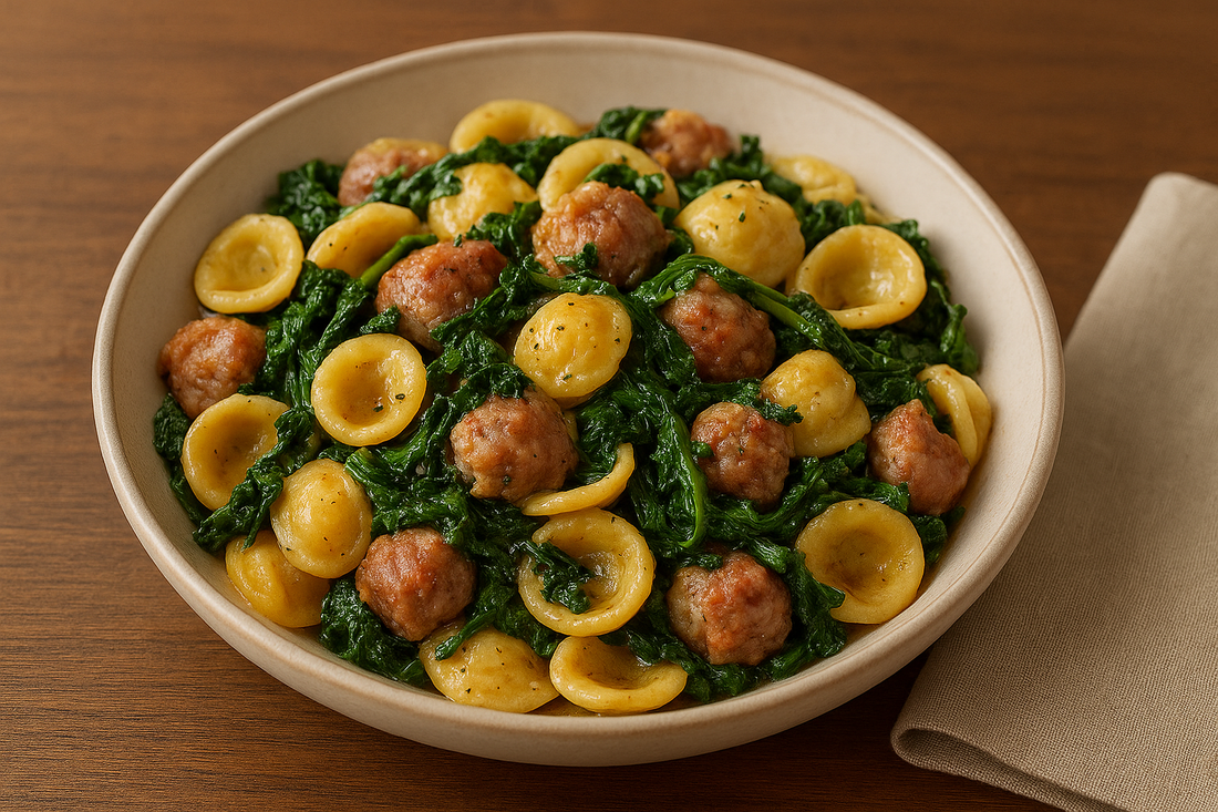 Orecchiette con Friarielli e Salsiccia