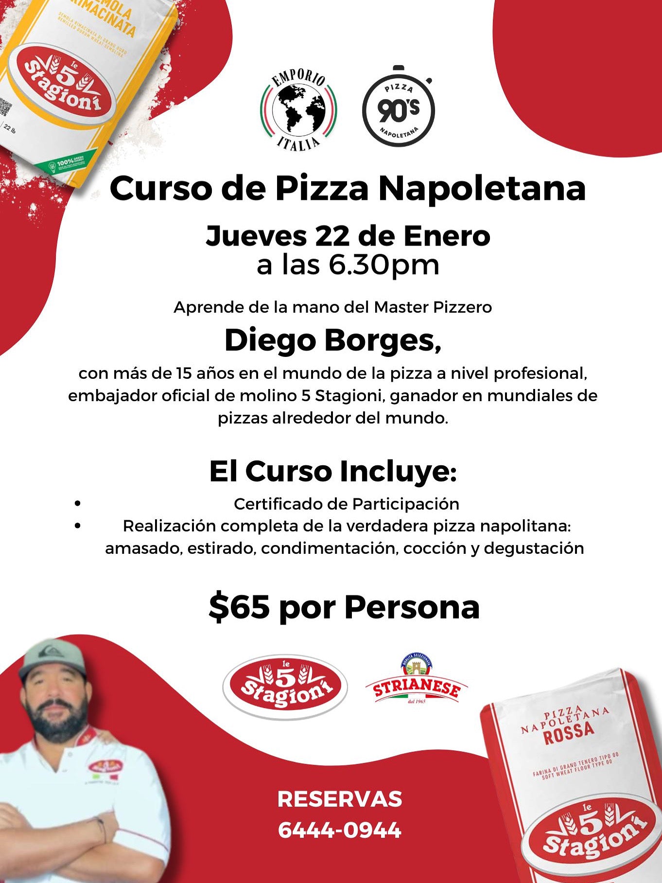 Curso de Pizza Napoletana