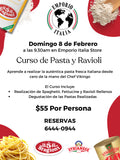 Curso de Pasta Fresca y Ravioli