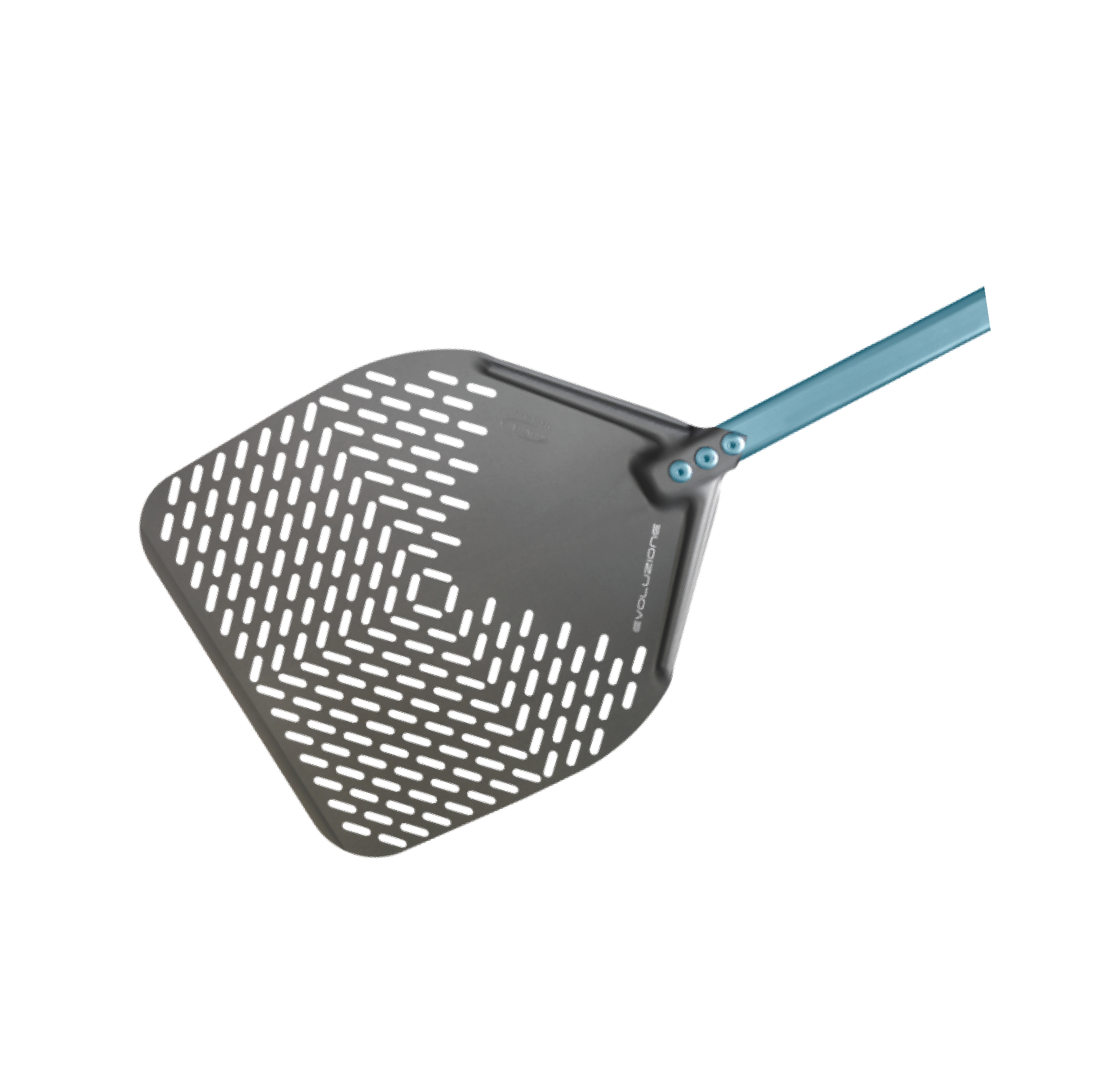 GiMetal – Pala Perforada Aluminio Mango 120cm - 33x33cm