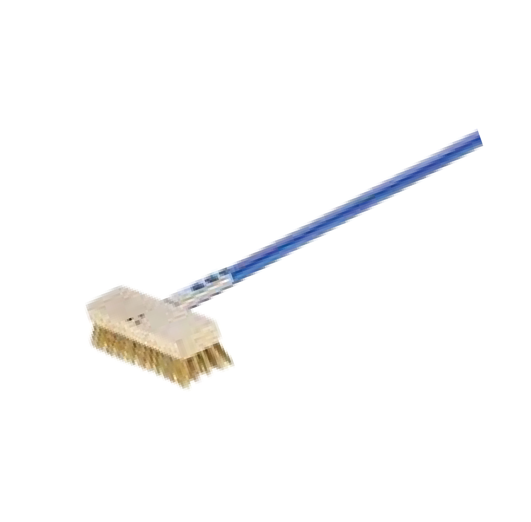 GiMetal – Cepillo para Hornos Eléctricos Mango 120cm - 6cm