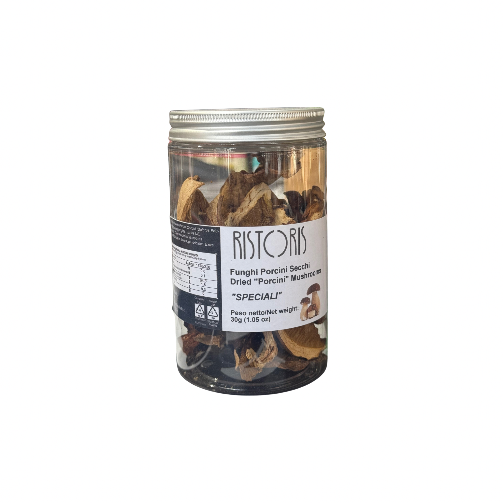 Ristoris - Hongo Porcini Enteros Secos (Funghi Porcini Speciali) - 30g
