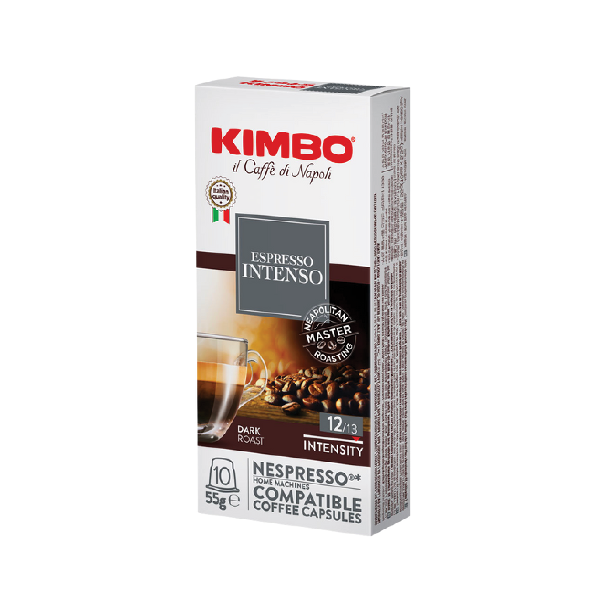 Kimbo - Capsula Nespresso Intenso 10PZ - 7 gr