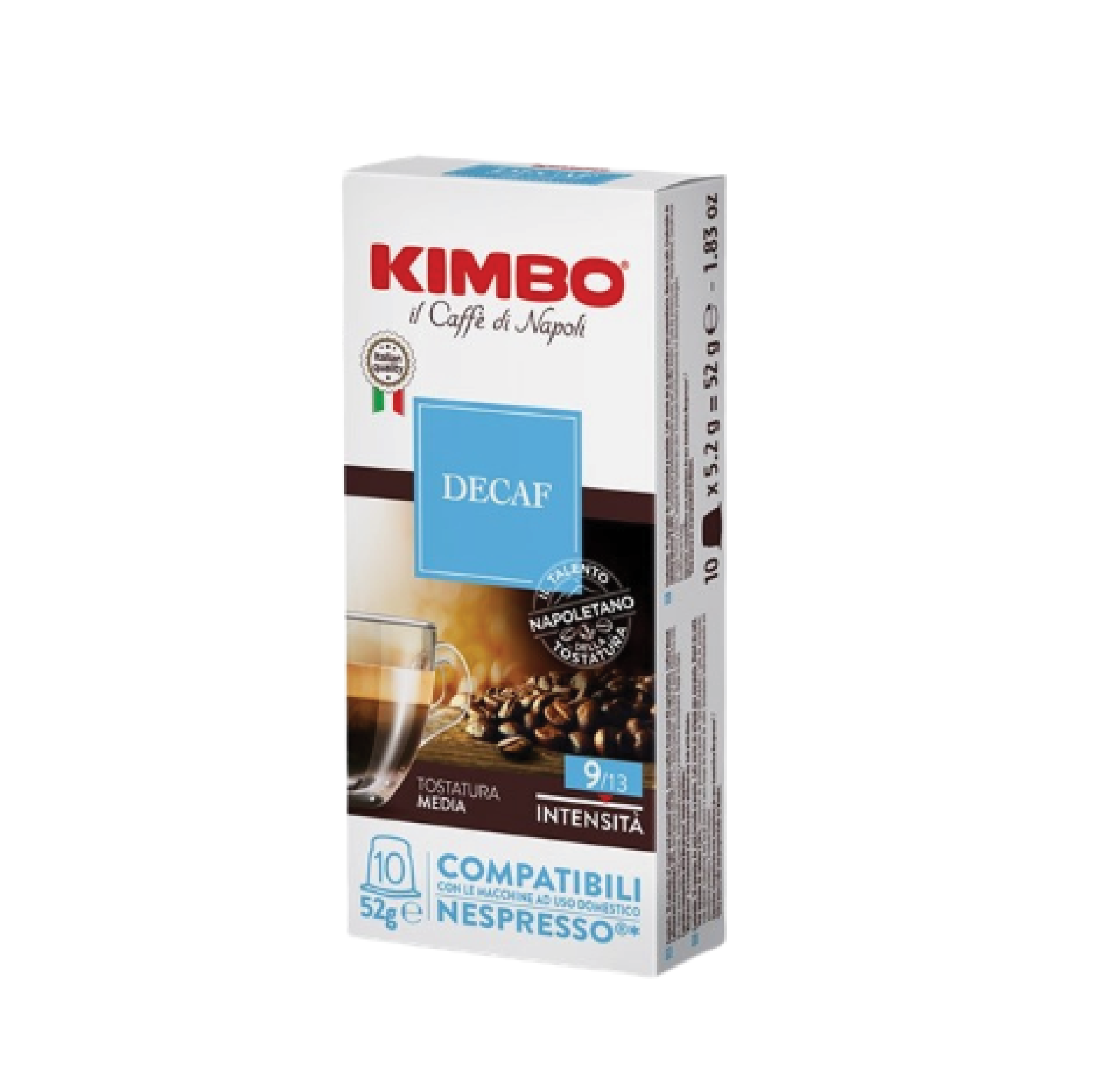Kimbo - Capsula Nespresso Descafeinado 10PZ - 7 gr