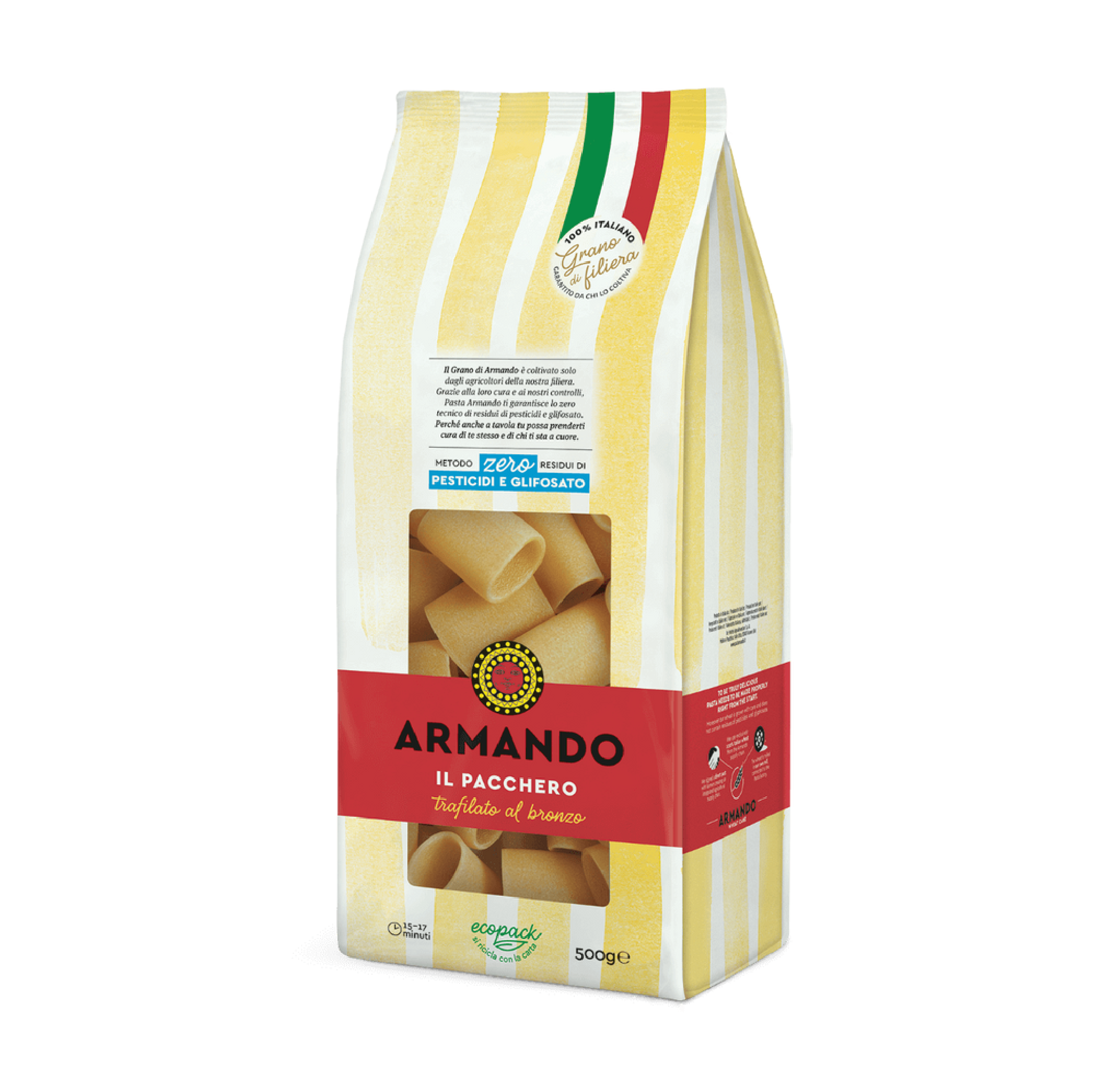 Pastificio Armando – Pacchero Trafilato al Bronzo - 500 gr