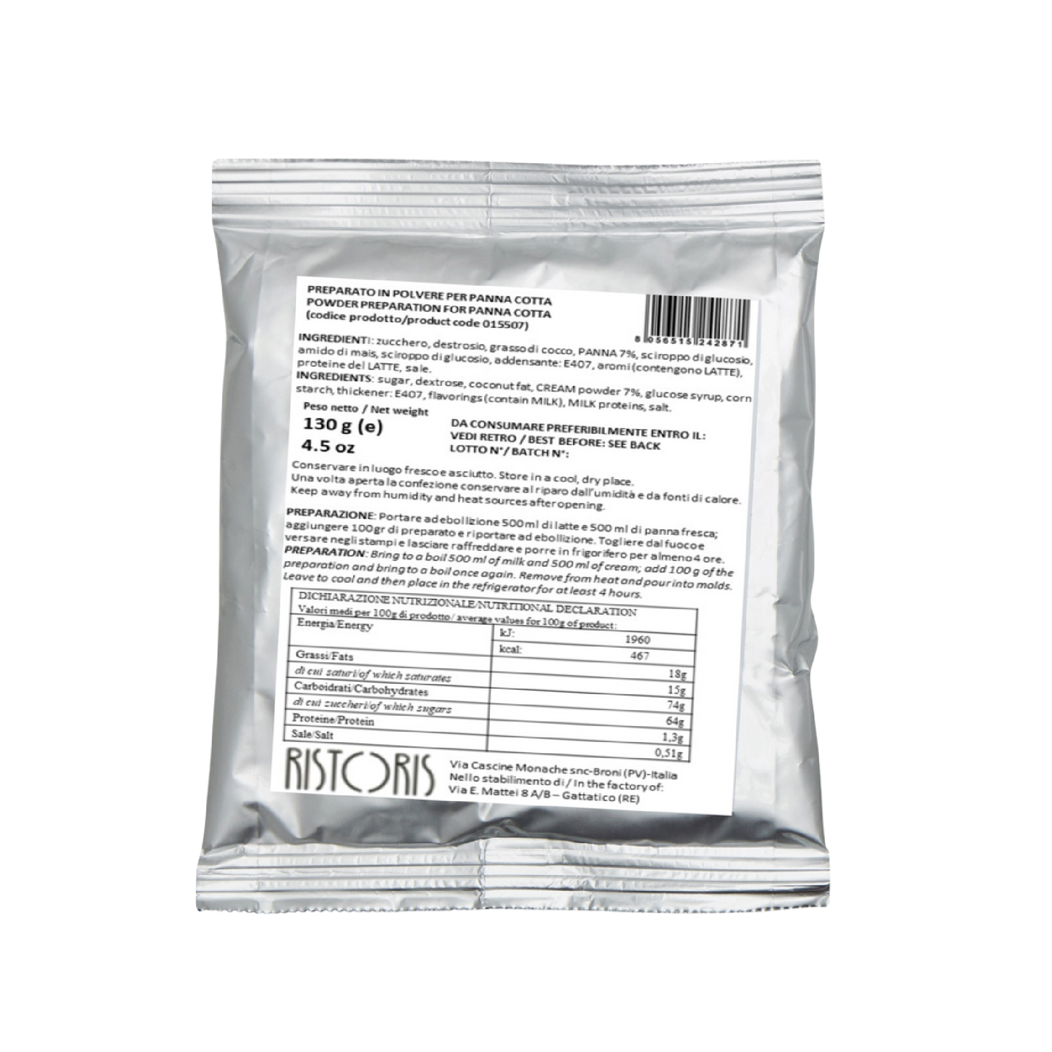 Ristoris - Preparato Panna Cotta - 130gr