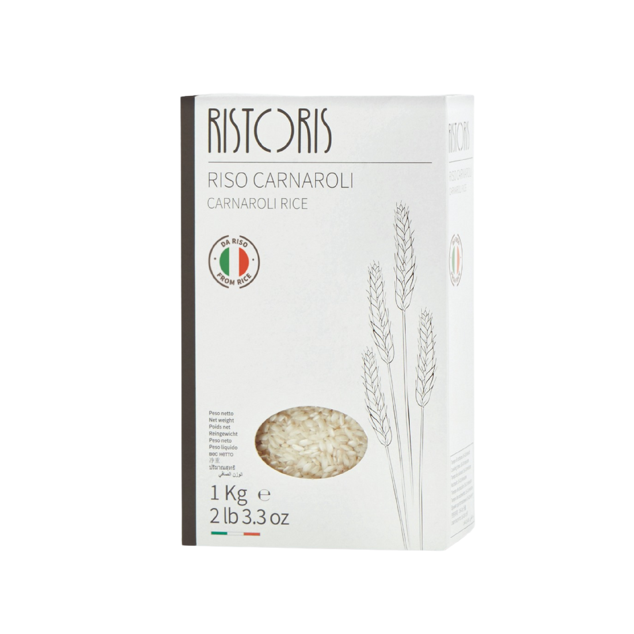 Ristoris - Arroz Carnaroli (Riso Carnaroli)- 1kg