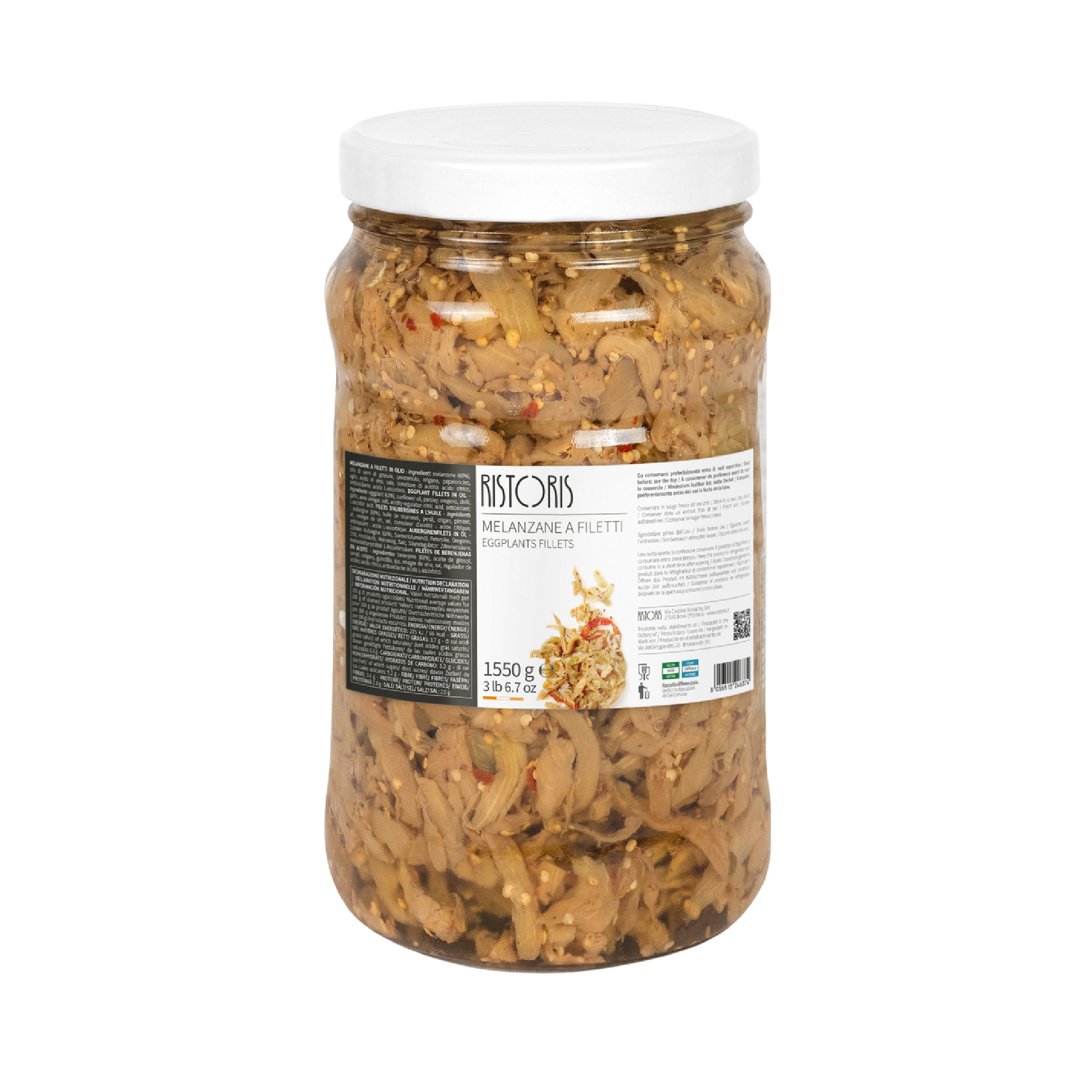 Ristoris - Berenjena en Filetes - 1550g