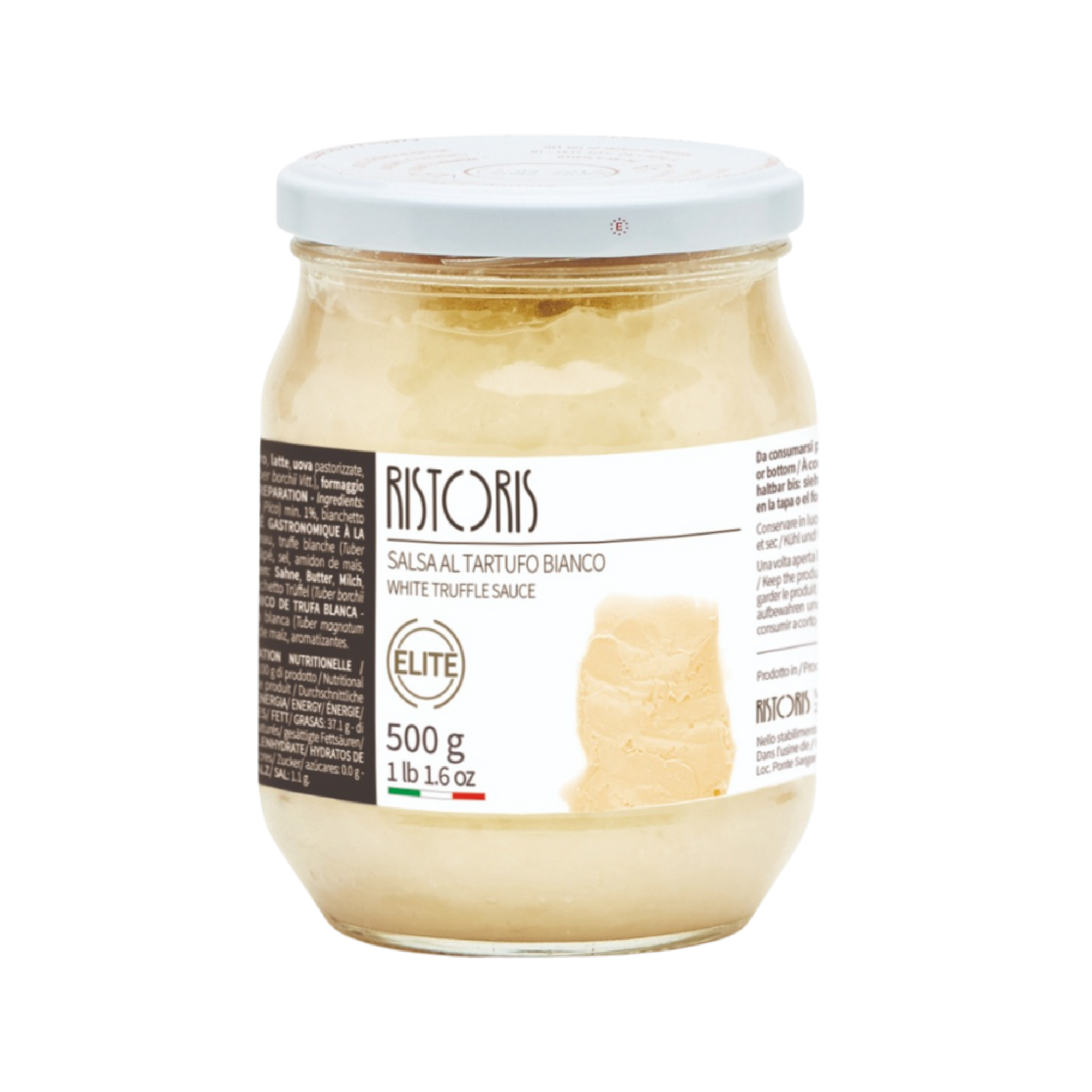 Ristoris - Salsa de Trufa Blanca (Salsa Tartufo Bianco Elité) - 510gr