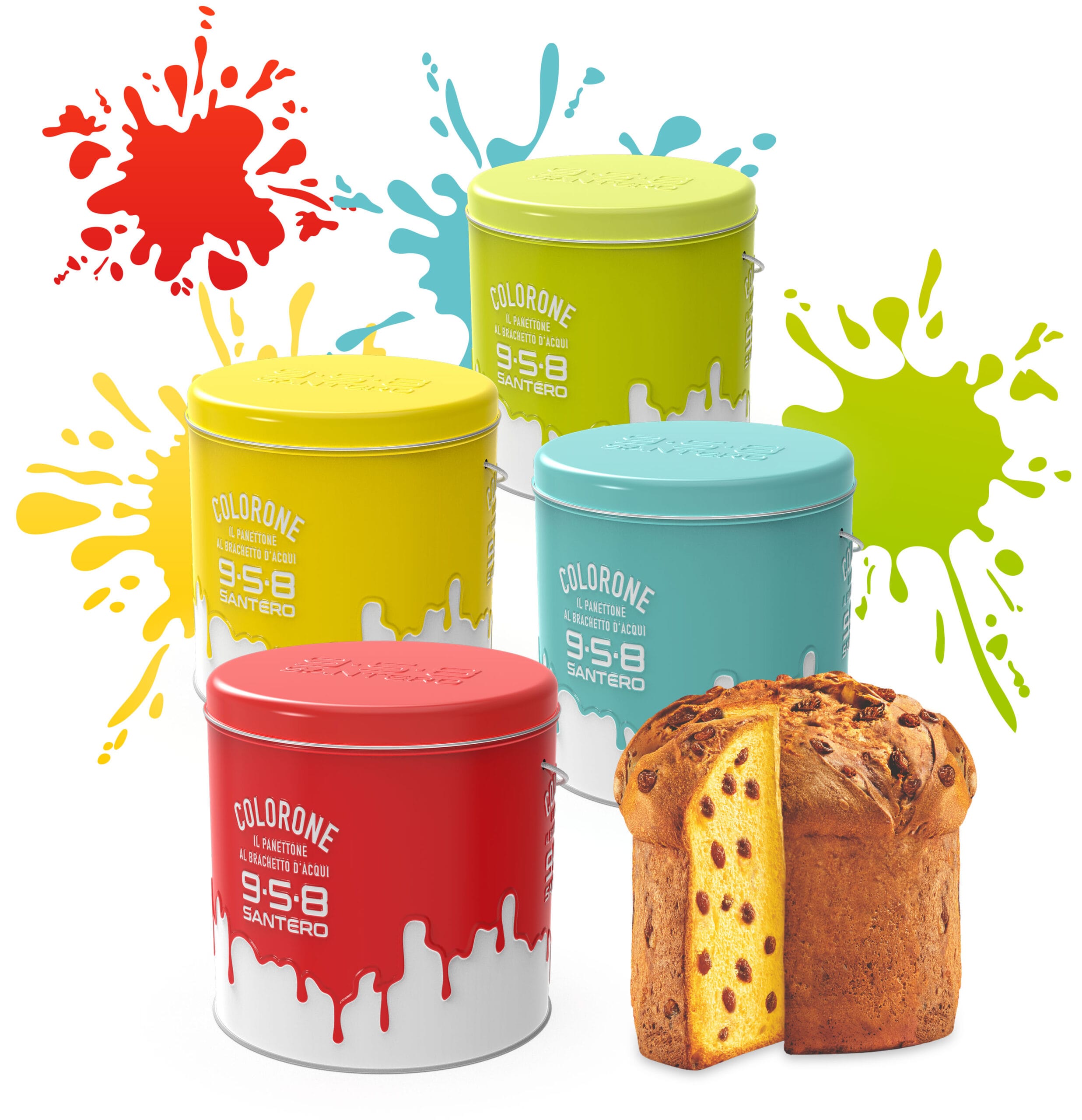 Santero958 - Panettone en Lata - 750gr